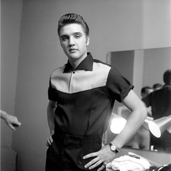 Elvis Shirt 50s Style 706 Union Japanese Repro Rockabilly VLV 1950s Shirt - Picture 3 of 3